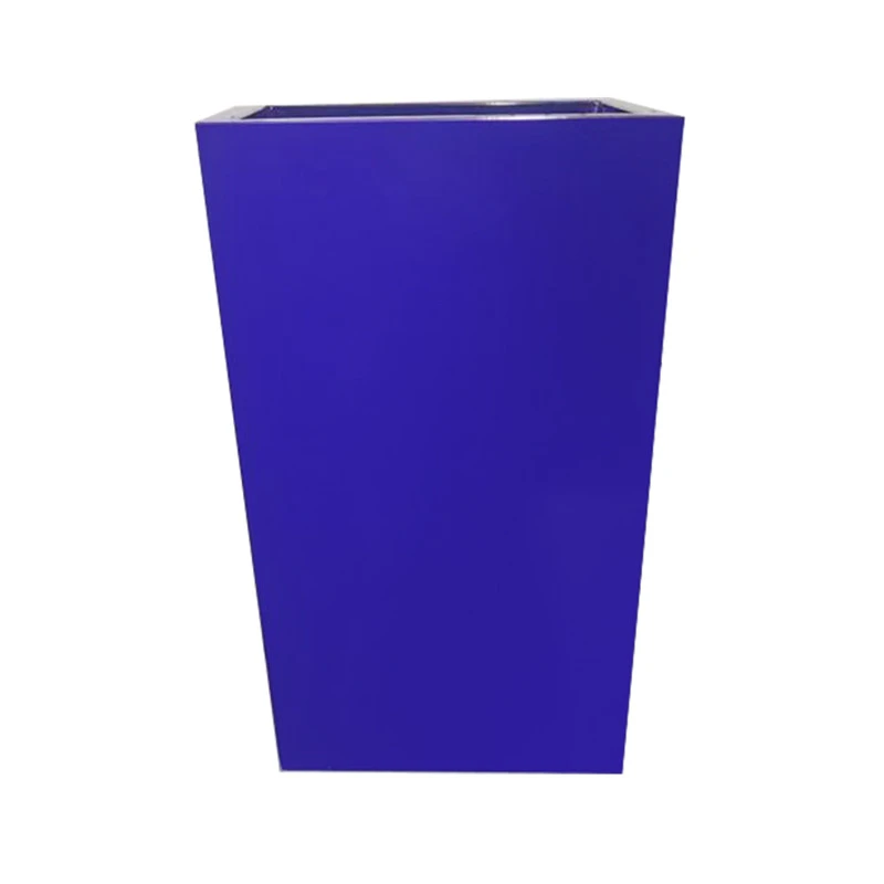 Tapered Metal Decorative Plant Pot